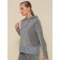 Female sweatshirt, size 42, gray color
