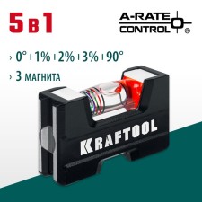 Уровень магнитный Kraftool A-RATE CONTROL 34787, фрезерованный, 76 мм