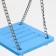 Swing for rodents on chains, 8.5 x 7 cm, foamed PVC, blue
