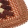 Nova Bright massage capture, bamboo plates, brown with a pattern