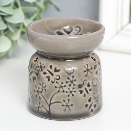 Aroma lamp ceramics "Butterflies" mix 7x6.5x6.5 cm-1