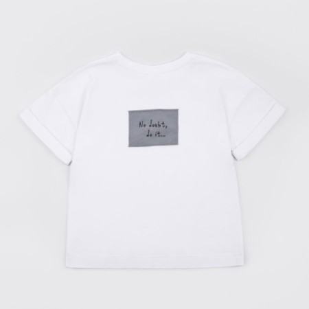 Children's T -shirt Amarobaby Stripe, height 128 cm, white color-9