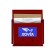 Mailbox with a jaw, horizontal "letter", red