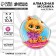 Diamond mosaic-sticker on a sticker for children "Kotik", 10 x 10 cm