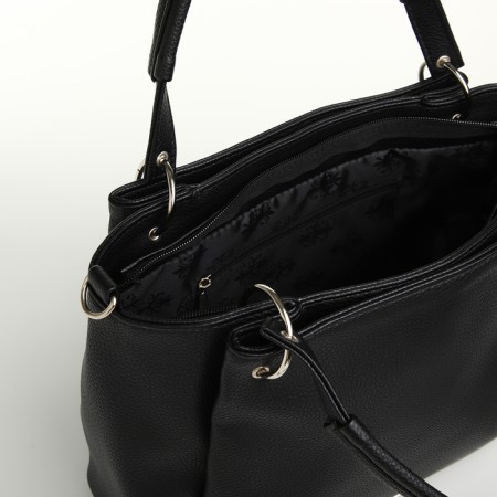 Women's bag with lightning, black color-5