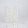 Bag-clate on the lace, white color