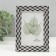 Photo frame plastic 10x15 cm "Double braid" black and white 13.5x18.7 cm