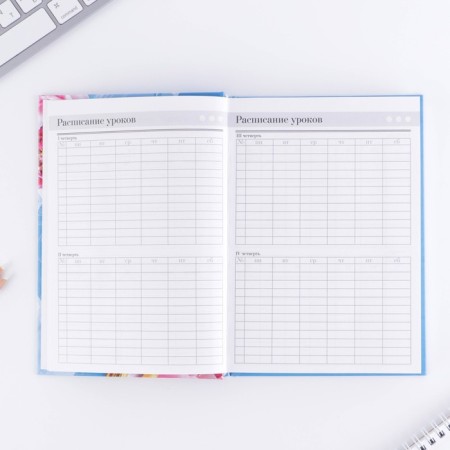 Diary "Dear Teacher", solid cover cardboard 7BC, A5 format, 160 sheets-3