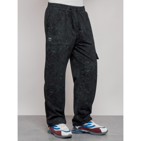 Sports male trousers, size 52, dark green color-10