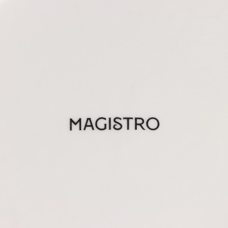 Porcelain porcelain pantry Magistro "Etude", D = 15 cm, white color-3