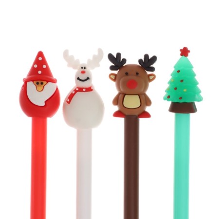 Gel Helly Helmer, Mix, Santa Claus/Christmas tree/Deer/Snowman-1