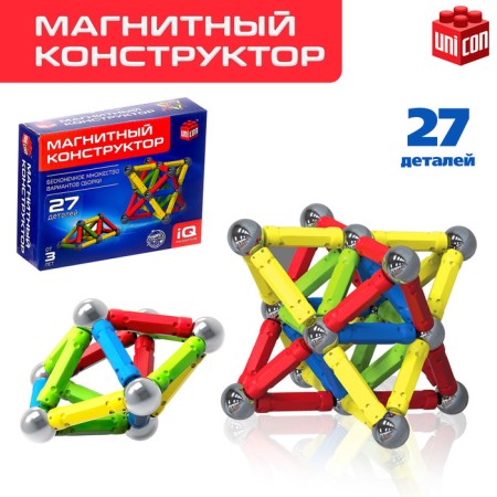 Magnetic designer, 27 parts
