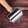 Roller for adhesive work with skin, 16.5 × 6 cm, silver color