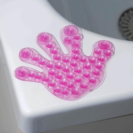 Mini - children's rug in the bath "Hand", 13 × 11 cm, color mix-1