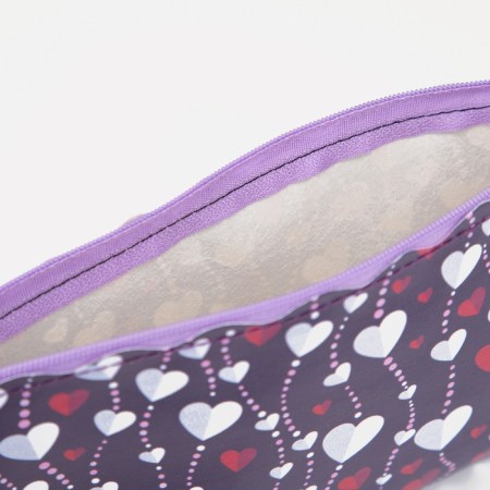 Lightning cosmetic bag, purple color-2