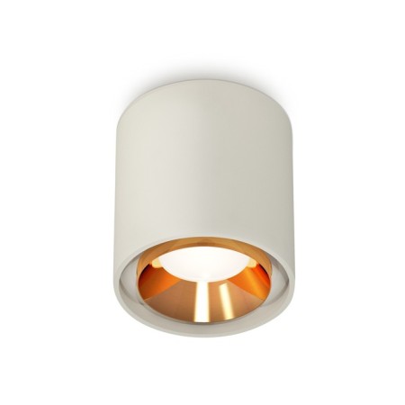 Ambrella Light overhead lamp, XS7724004, MR16 GU5.3 LED 10 watts, color gray sand, yellow gold