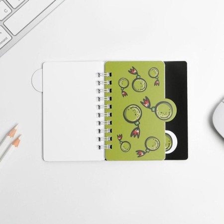 Notepad with the divider "Young Hero from February 23", A7, 40 liters-4