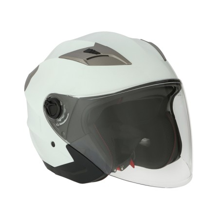 The helmet open with two visors, size L (59-60), model-BLD-708E, white glossy-2