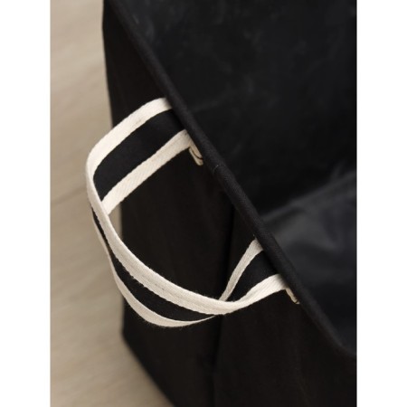 Belly basket square shares Laundry, 33 × 33 × 33 cm, black color-4