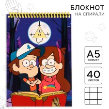 Notepad A5, on the crest, 40 sheets, gravity farz