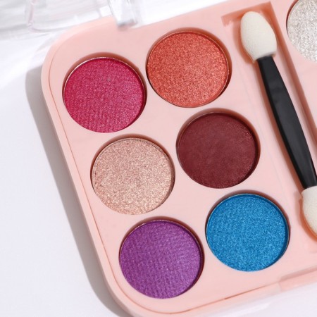 Palette of shadows for eyelids 12 colors-3