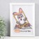 Photo frame MDF 15x21 cm, No. 5 "Simple", white (plastic screen)