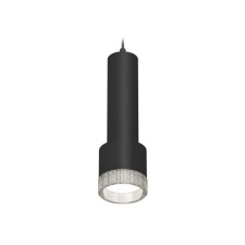 Suspended lamp with composite crystal Ambrella Light, XP8111005, GX53 LED 12 W, color black sand, transparent