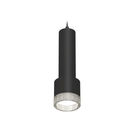 Suspended lamp with composite crystal Ambrella Light, XP8111005, GX53 LED 12 W, color black sand, transparent