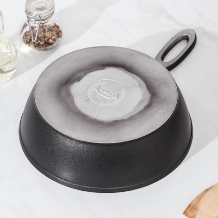 Svetik pan, d = 24 cm, aluminum handle, anti -stick coating, black color-2