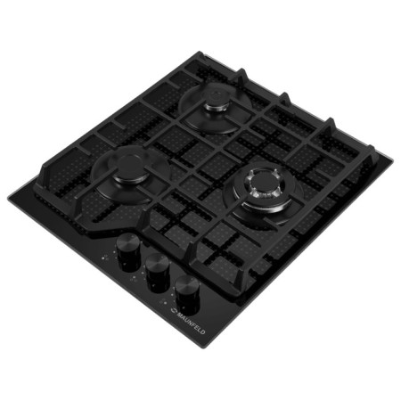 Hlect surface Maunfeld EGHG.43.73CB2/G, gas, 3 burners, black-6