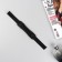 Pen for the bag is flat, plastic, 12 × 3 cm, on the sling 29 cm, black color