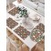 Set of napkins for setting the table "New Year's Wooden toys", rectangular, size 32x46 cm, 4 pcs