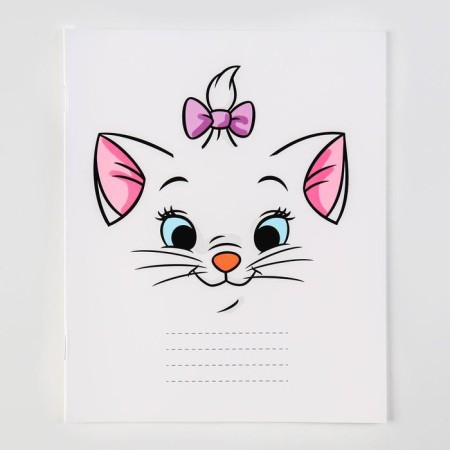 Notebook in a ruler of 12 sheets, 5 types of mix, cover coated cardboard, cats aristocrats-7