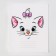 Notebook in a ruler of 12 sheets, 5 types of mix, cover coated cardboard, cats aristocrats