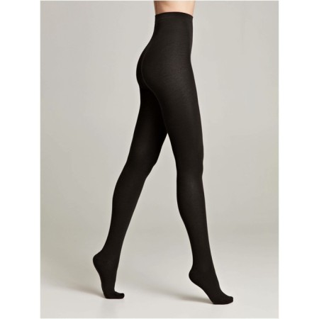 Female tights Cotton, size 6, color Nero