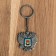 Metal keychain "Kemerovo. Banner Cathedral ", coat of arms