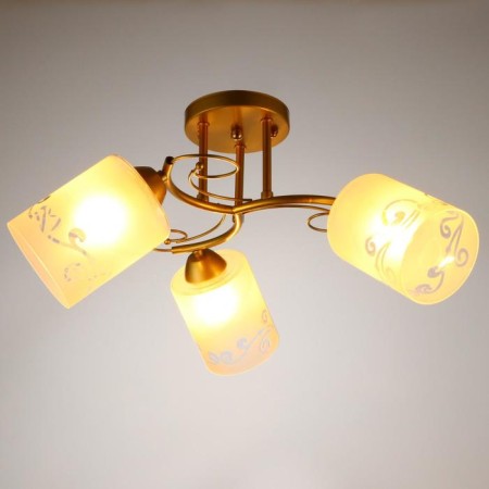 Chandelier 1082/3GD 40W E27 gold 48x48x24 cm Bayerlux-1
