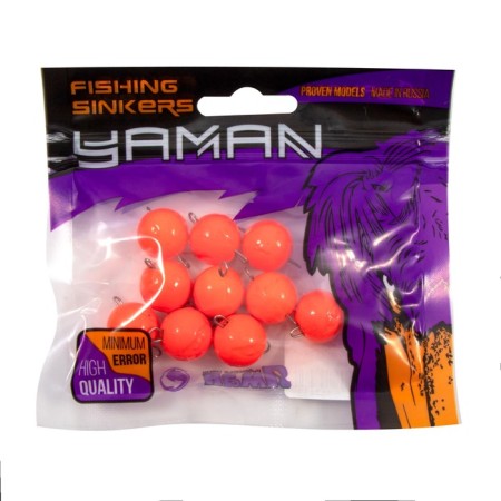 Cargo Cheburashka painted collapsible Yaman 10 pcs., 24 g, orange-4