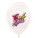 Shar Latex 12 "Graffiti Hyp", transparent crystal, set of 10 pcs., Mix