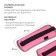 Inexperienced weighing, 2 pcs. x 0.5 kg, pink color