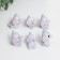 Souvenir Polystone "Lovely Elephants" set 6 pcs. 2.9x3.2x2.4 cm
