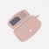 Women's wallet with lightning, light pink color