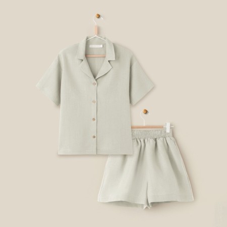 Female suit (shirt and shorts) SL Home p. M, light green-8