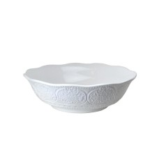 Раковина Bronze de Luxe 2421, d = 440 мм, без отверстия под смеситель, белый глянец