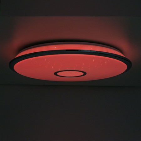 Smart Citilux lamp CL703A80G, 59x59x8.5 cm, 1x80W, LED, Gray color.-32