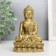 NECSK Polystone Bronze "Buddha for Meditation" 11x7.5x5.5 cm