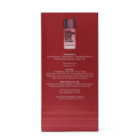 Women's toilet water Saturday Party Non Stop, 100 ml-5