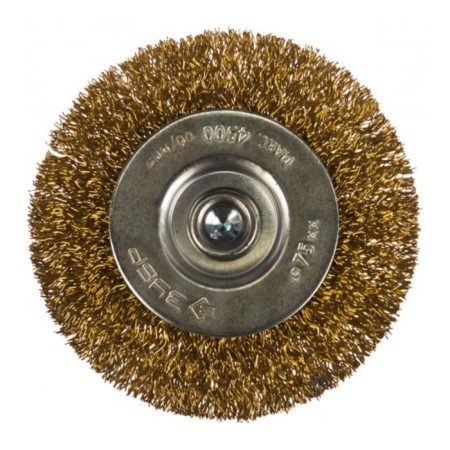 Brush Brush bison 3520-075_z02, disk, twisted, brass, steel, 0.3 mm, 75 mm 954524-1