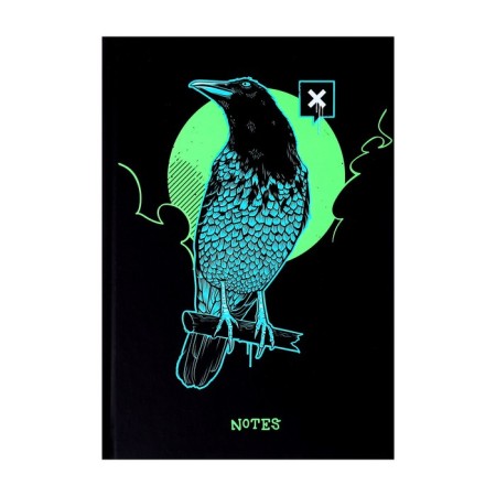 Note book A5, 80 sheets in the cell "Neon Party No. 5", hard cover, matte lamination