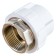 Combined "Politek" coupling, polypropylene, 40 mm x 1 1/4 ", internal thread